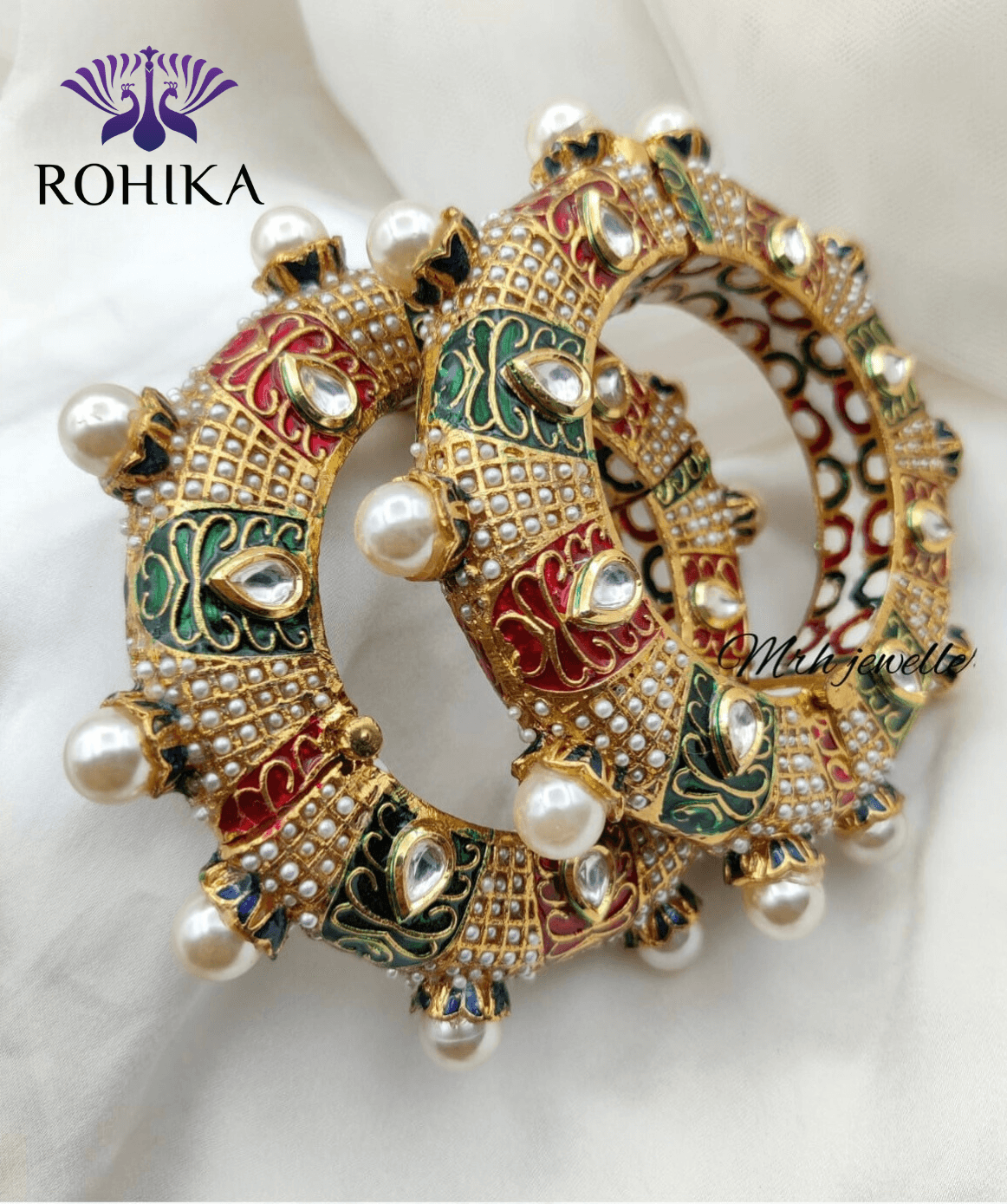 Aayat jadau bangles - Rohika Store