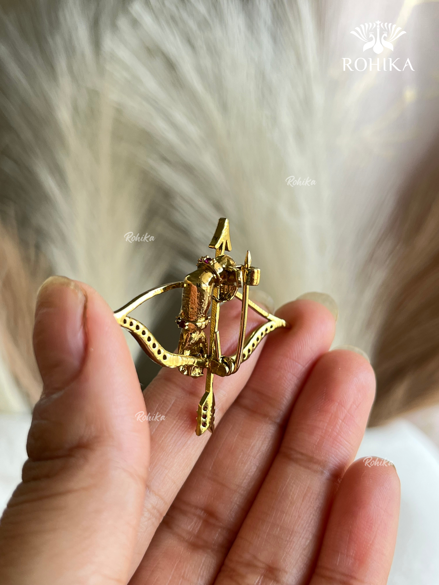 Heritage Brooch (BR-018) - Blue