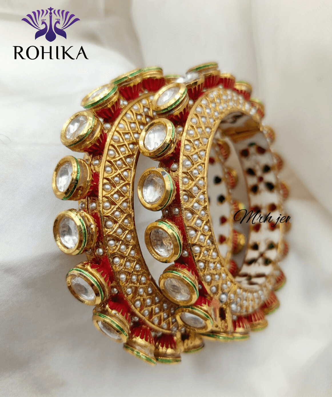 Aayat jadau bangles - Rohika Store