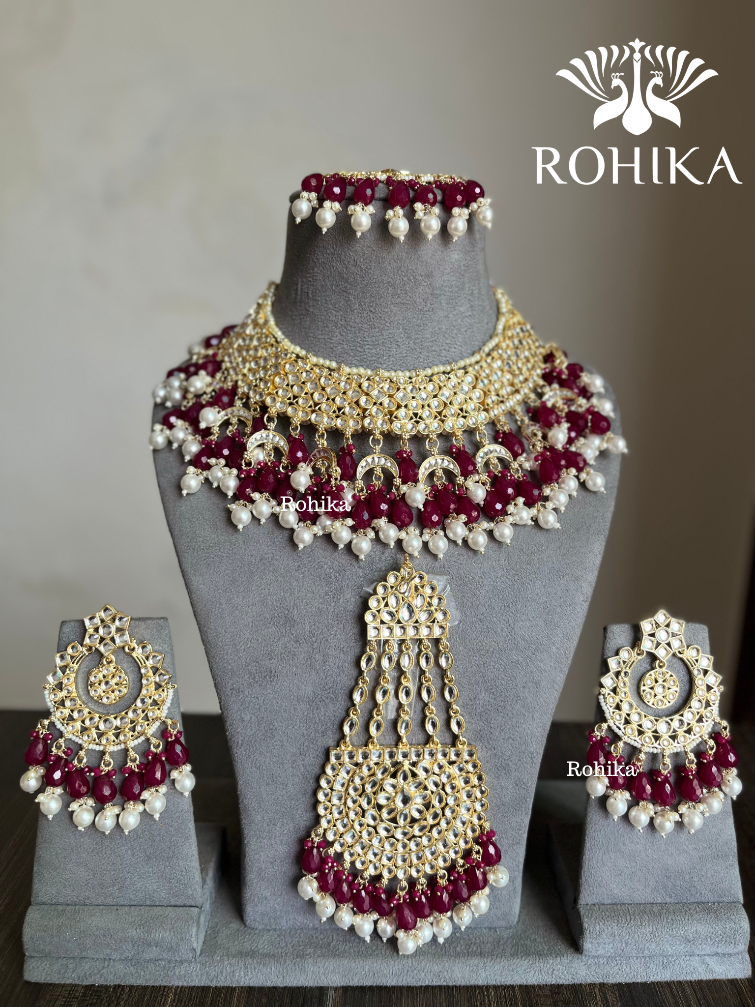 Kundan set for deals wedding