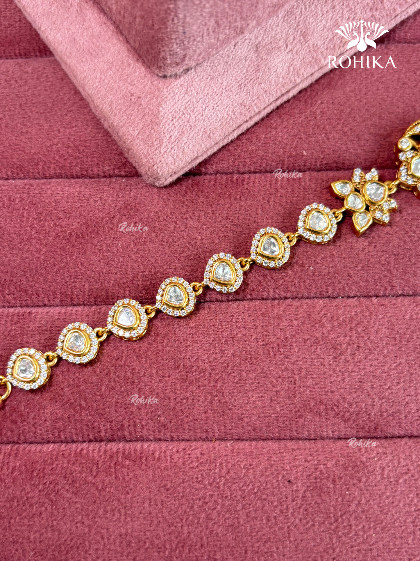 Kesha Polki Kundan Sheeshphool (SP-053) - White