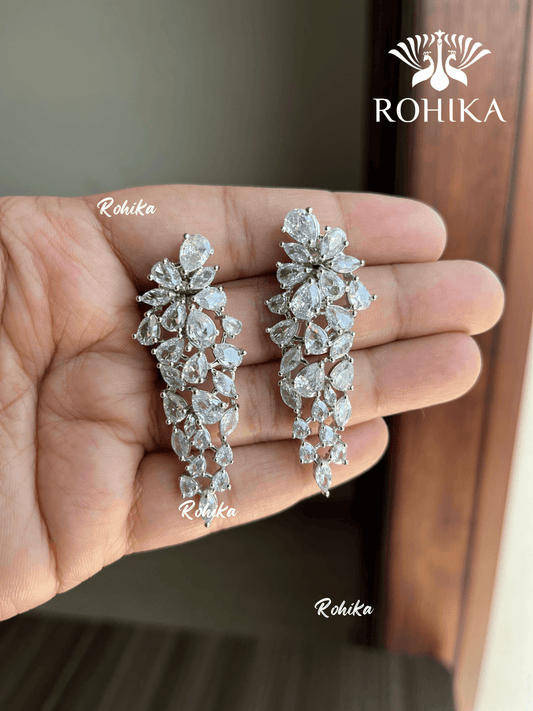 Grey’s American diamond earrings - Rohika Store