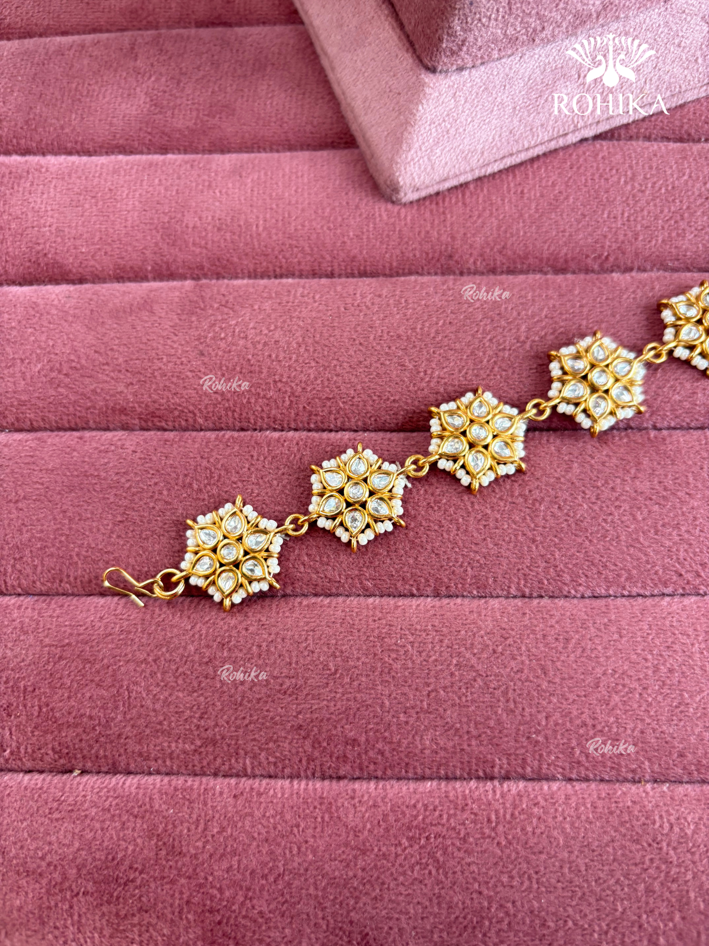 Kesha Polki Kundan Sheeshphool (SP-052) - White