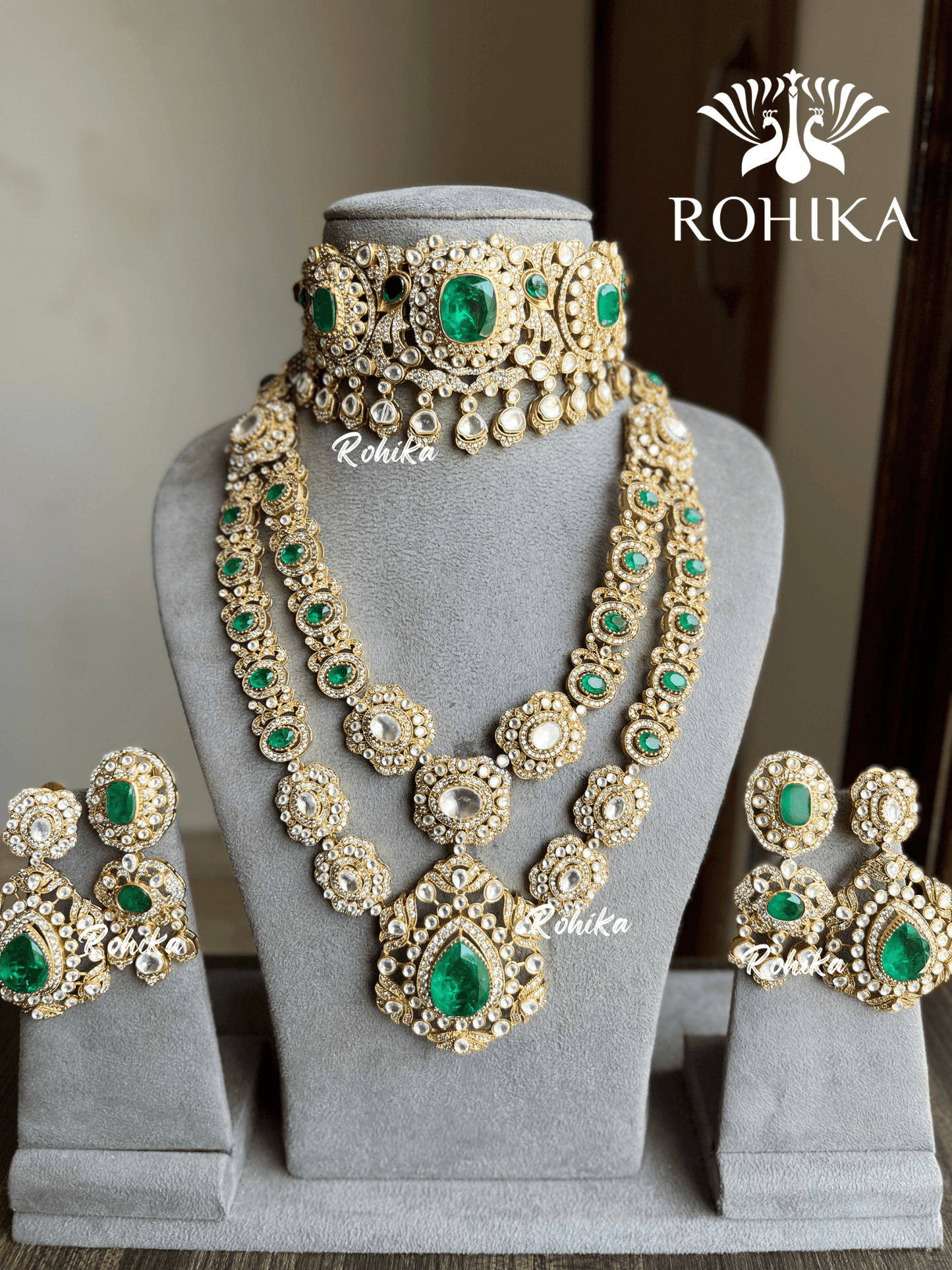 Chhavi doublet combo set- Green - Rohika Store