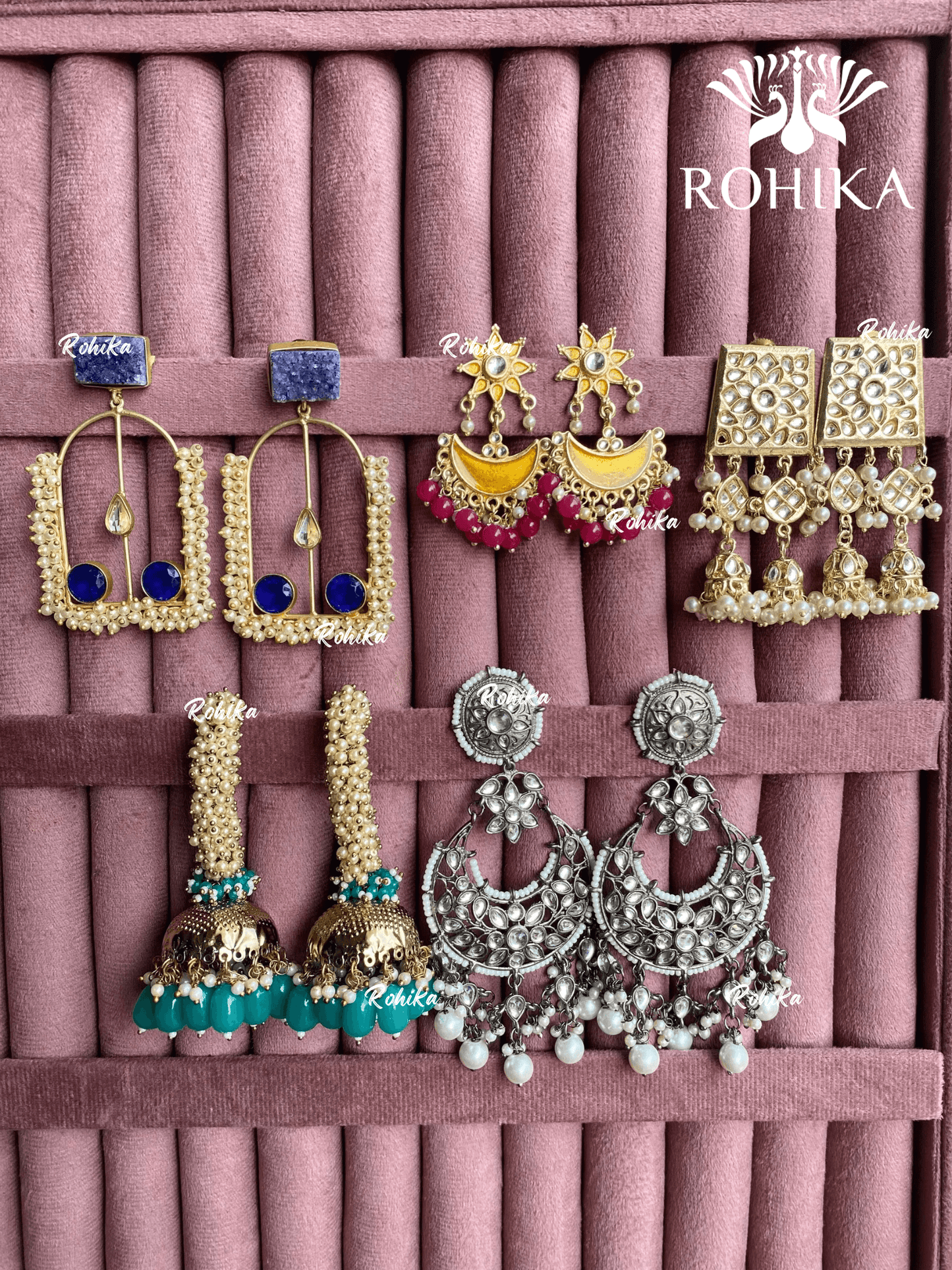 Utsav earrings combo (A-003) - Rohika Store