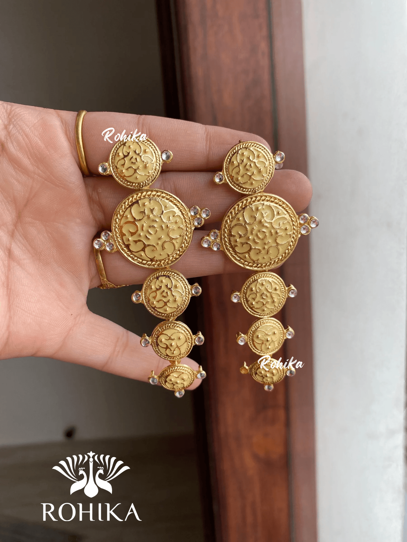 Joya earrings - Yellow - Rohika Store