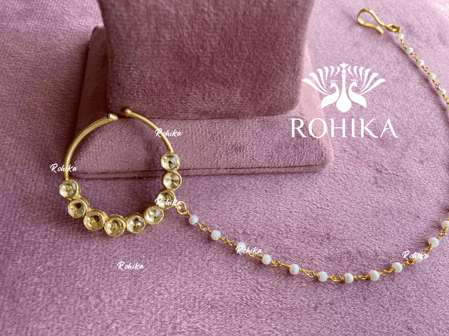 Neer pachi kundan nath (015) - Golden - Rohika Store