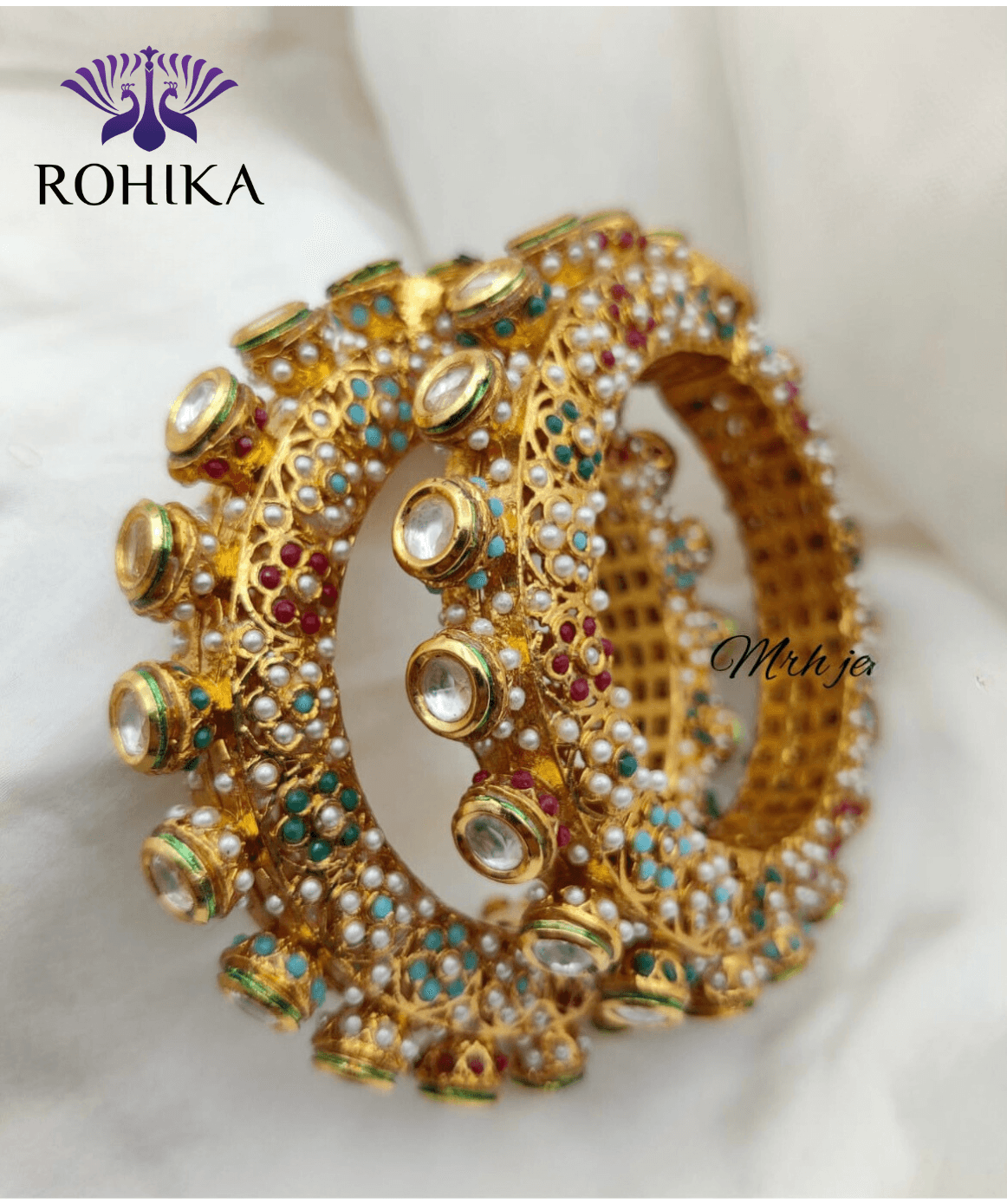 Aayat jadau bangles - Rohika Store