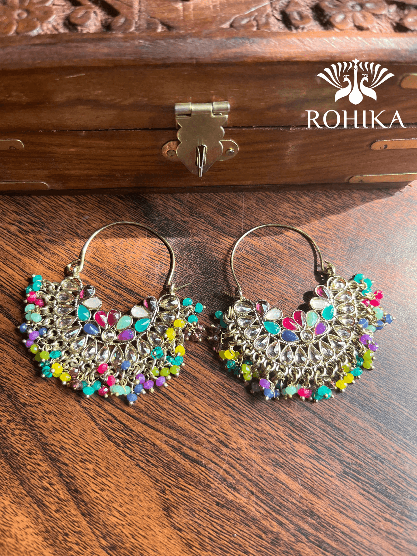 Sana polki bali - Multi colour - Rohika Store