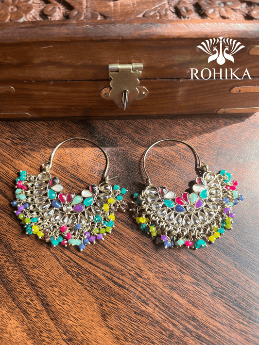 Sana polki bali - Multi colour - Rohika Store