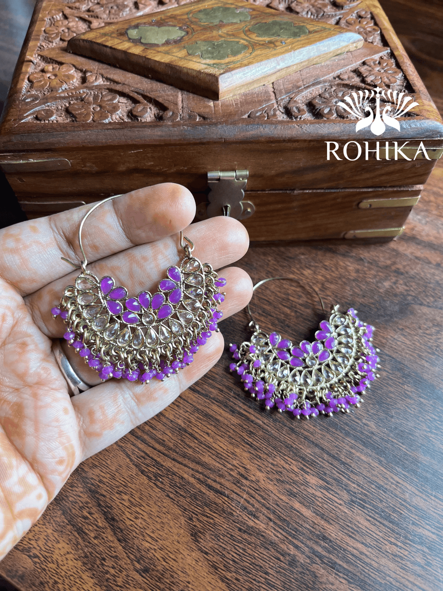 Sana polki bali - Purple - Rohika Store