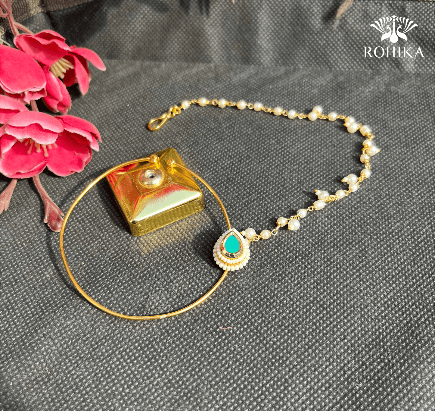 Bridal nath-Green - Rohika Store