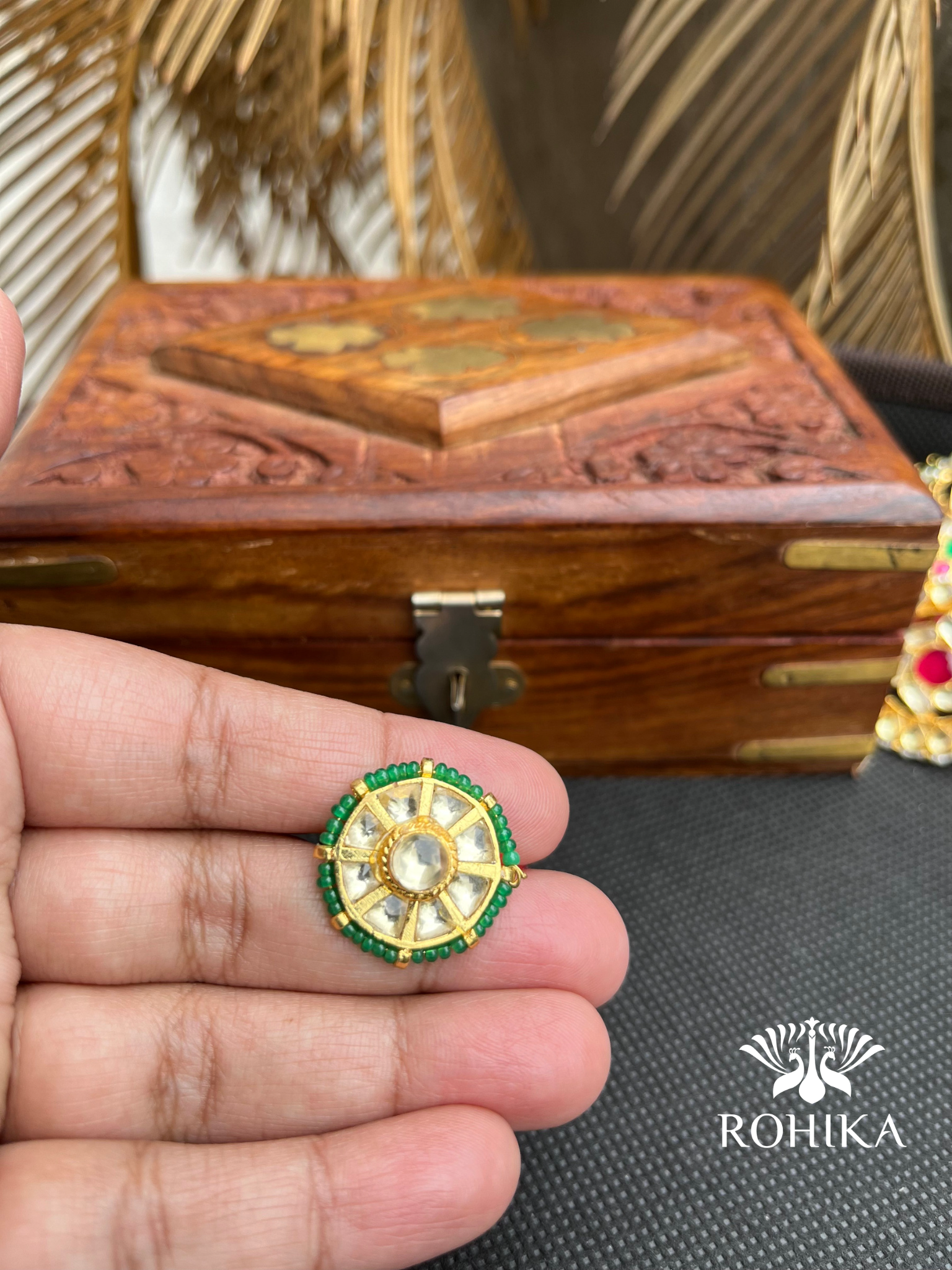 Tanishq 2025 kundan rings