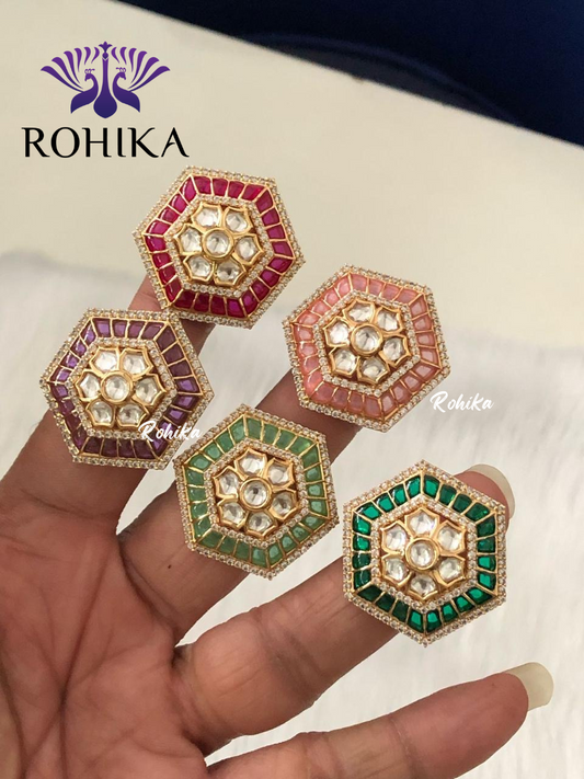 Kundan Ring  (KR-0017)