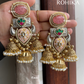 Banjara fusion earrings (FE-021) - Pink