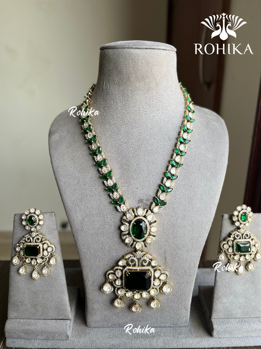 Sanya designer necklace set - Green