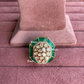 Angana polki kundan ring (SG-074) - Green 