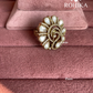 Angana polki kundan ring (SG-143) - White