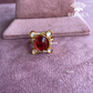 Angana polki kundan ring  (SG-024) - Red