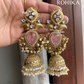 Banjara fusion earrings (FE-019) - Pink