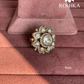 Angana polki kundan ring (SG-099) - White