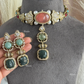 Saabya Inspired Fusion Choker Set (SS039) - Multi Colour