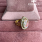 Angana polki kundan ring (SG-091) - Pink