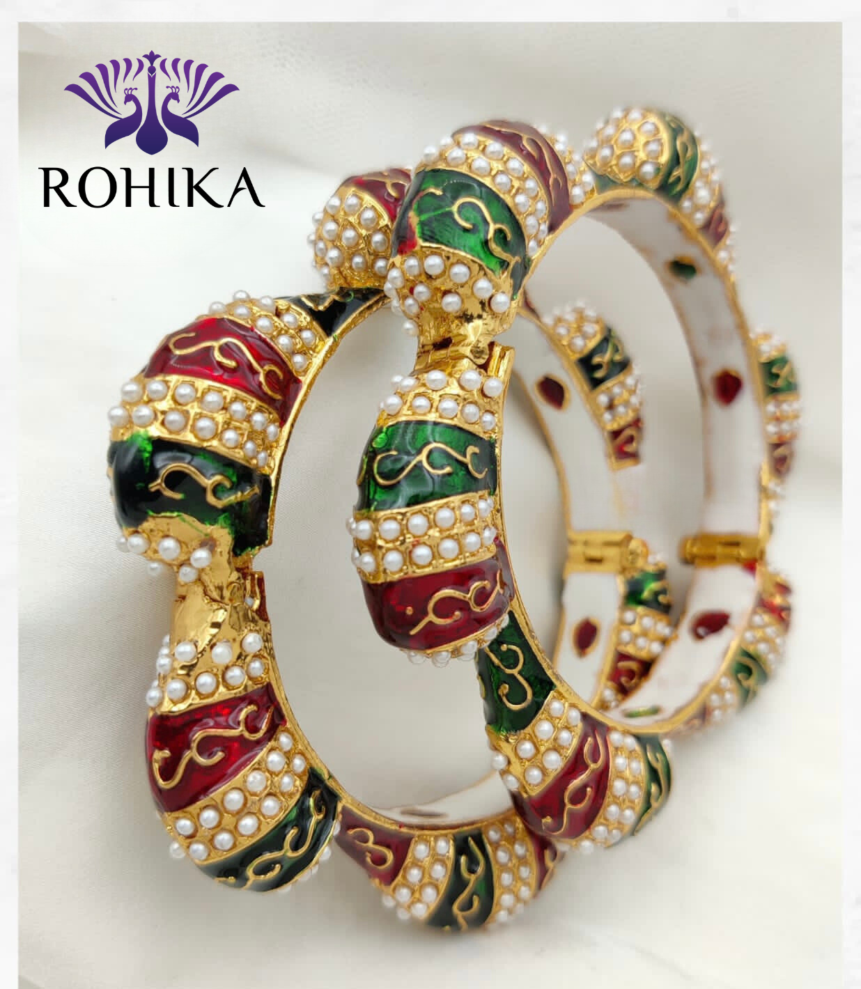 Nikhat jadau bangles 