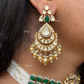 Vihaana LV Moisanite Choker set - Green