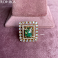 Angana polki kundan ring (SG-126) - Green