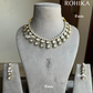 Tara polki kundan necklace set