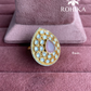 Angana polki kundan ring (SG-130) - Pink