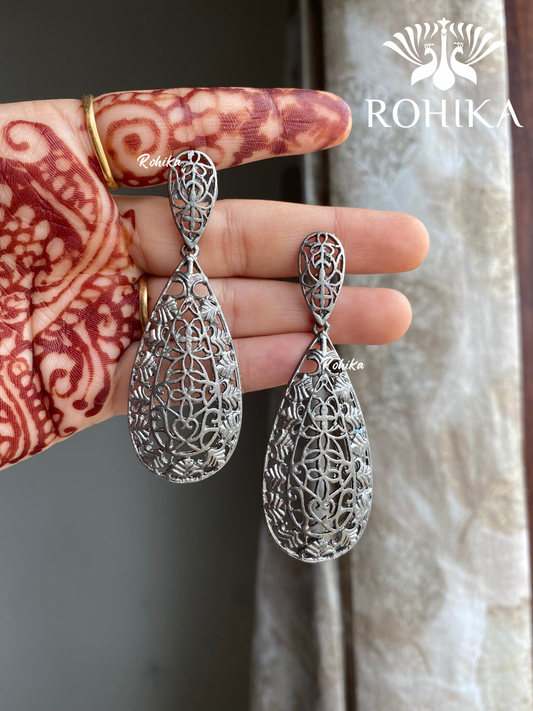 Shyamli oxidized jhumka earrings (012)