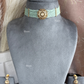 Inika Moisanite Choker Set - Mint Green