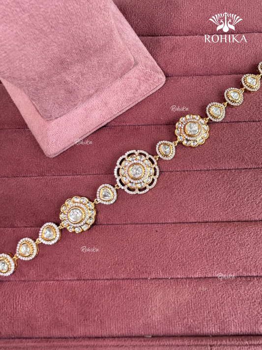 Kesha Polki Kundan Sheeshphool (SP-054) - White