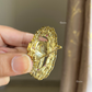 Polki Kundan Brooch (BR-020) - Ruby Red