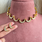 Asmita Jadau Kundan Choker Set - White