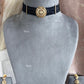 Inika Moisanite Choker Set - Navy Blue