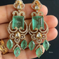 Juhi Doublet Earrings - Mint Green