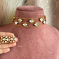 Bhuvi Moisanite Statement Choker Set - White