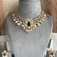 Kalindi Moisanite Necklace Set - Green