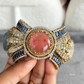 Sabya Deisgner Semi-Precious Kada (SSB002) -  Pink & Multi Colour