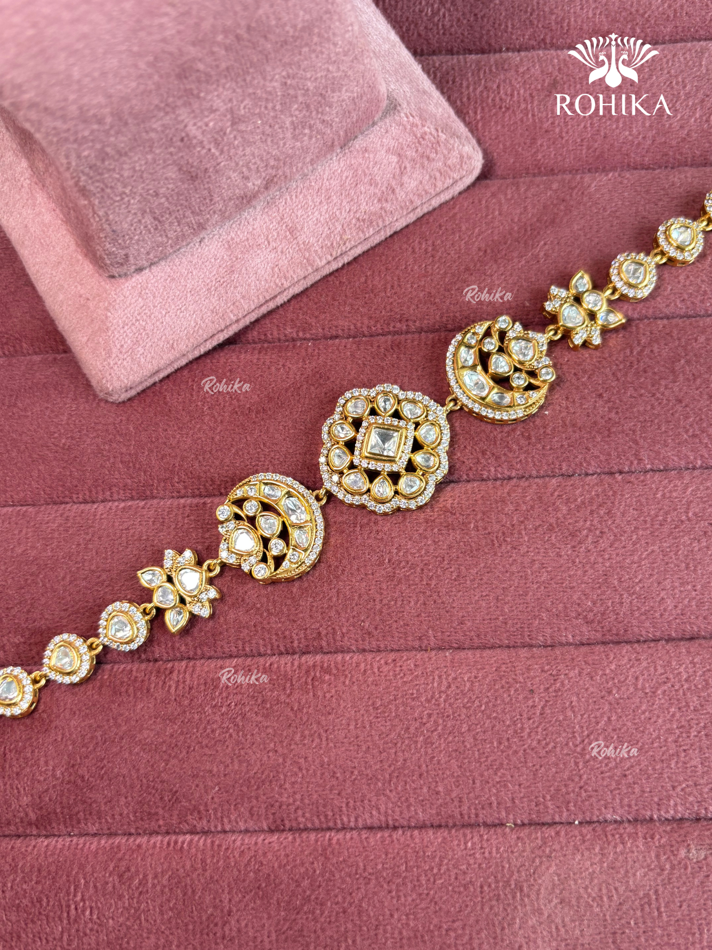 Kesha Polki Kundan Sheeshphool (SP-053) - White
