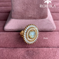 Angana polki kundan ring (SG-121) - White