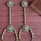 Polki kundan haathphool (HP017) - Mint Green