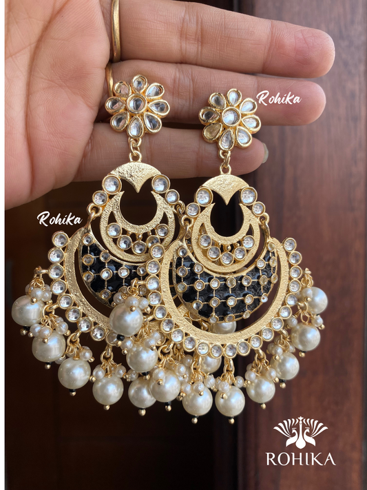 Reena  Beautiful earrings -Black