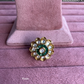 Angana polki kundan ring (SG-062) - Green