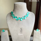 Soohi kundan choker set - Mint Green