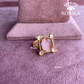 Angana polki kundan ring  (SG-024) - Baby pink