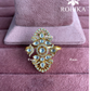 Angana polki kundan ring (SG-144) - White